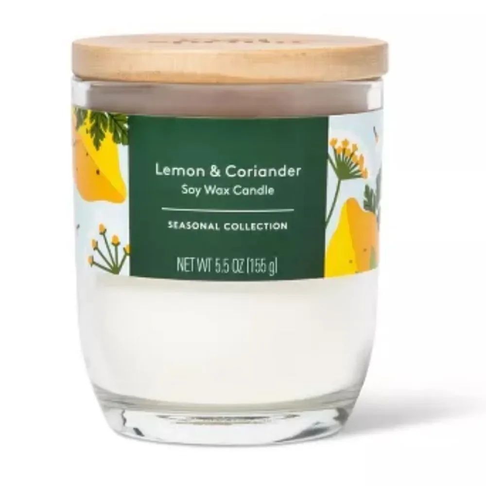 Lemon & Coriander -Flame Candle 5.5oz - Everspring™